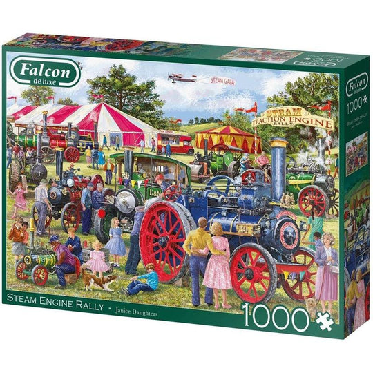 Falcon De Luxe Steam Engine Rally 1000 Piece Jigsaw Puzzle