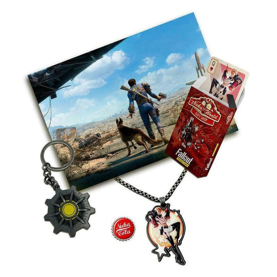 Fanattik Fallout Collectors Box Limited Badge Keyring Print Necklace Cards