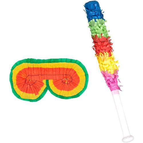 Fiesta Mexico Pinata Set Mask & Stick Party Set