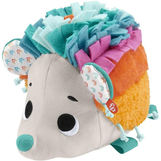 Fisher-Price Cuddle 'n' Snuggle Hedgehog Plush Toy with Mohawk