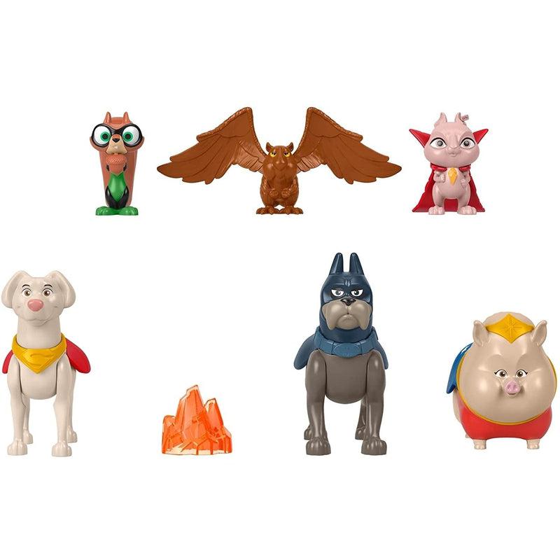 Fisher Price DC League of Super Pets 6 Toy Figure MultiPack Play Set