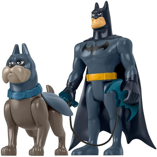 Fisher Price DC League of Super Pets Batman & Ace Action Figure Toy Set