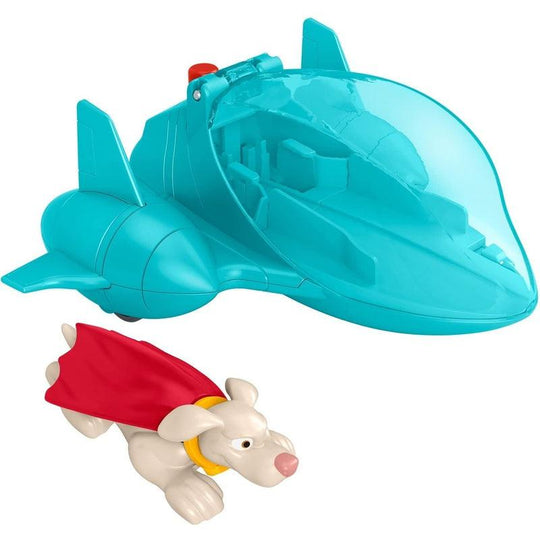 Fisher Price DC League of Super Pets Super Launch Krypto & Invisible Jet