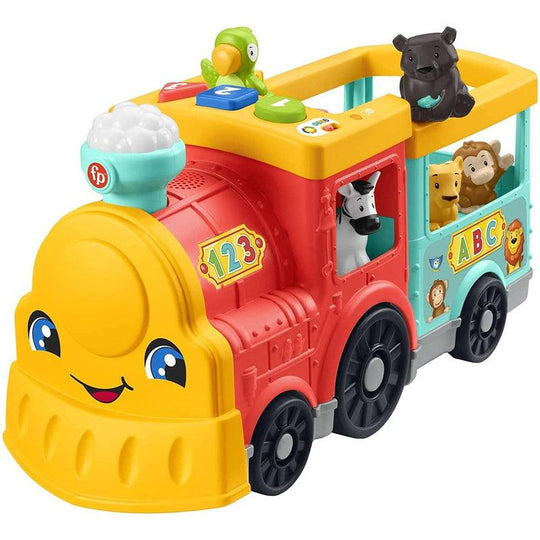 Fisher Price Little People Big ABC Animal Train Push Along Educational Toy