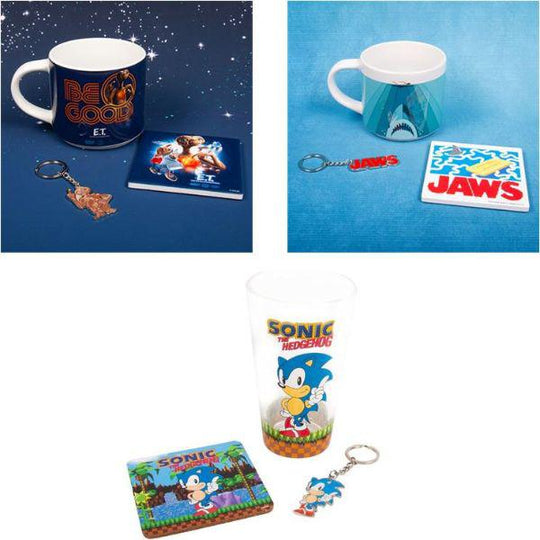 Fizz Creations 3 in 1 Glass/Ceramic Mug Coaster & Keyring Set