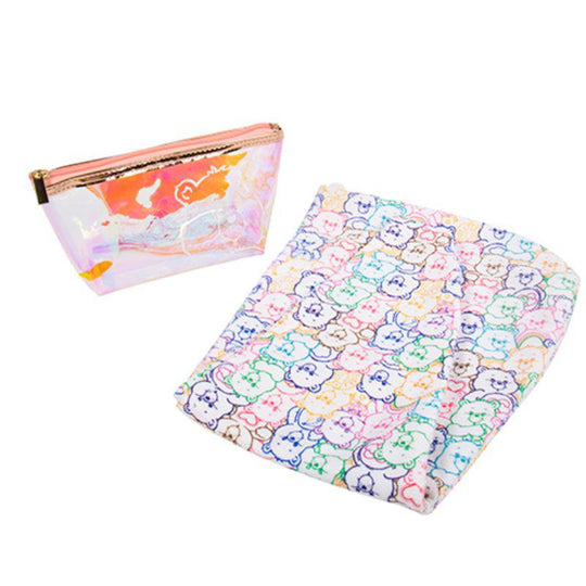 Fizz Creations Care Bears Hair Turban & Cosmetics Bag Gift Set