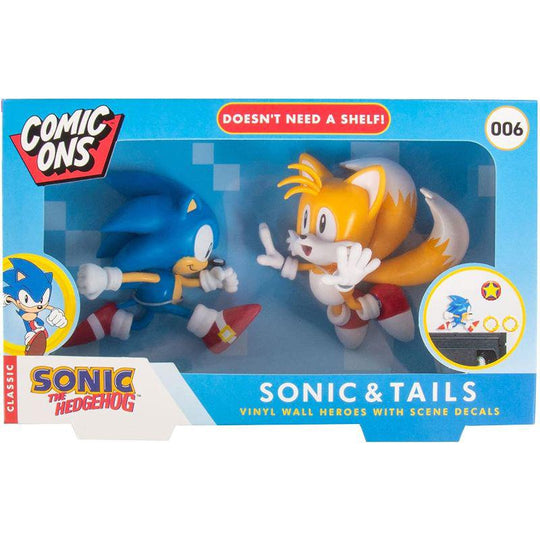 Fizz Creations Comic Ons Sonic & Tails Figures & Stickers