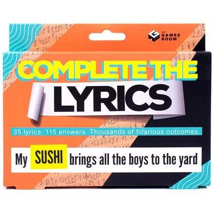 Fizz Creations Complete the Lyrics Game