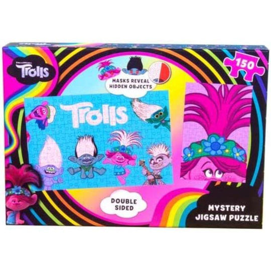 Fizz Creations Dreamworks Trolls Magic Double Sided 150 Piece Jigsaw Puzzle