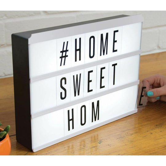 Fizz Creations Light Up Message Board Cinema Sign Numbers, Letters & Symbols