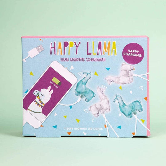 Fizz Creations Light Up Novelty Llama USB Charger, Multi Coloured, 4.5 cm x 11 cm