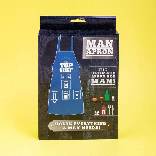 Fizz Creations Man Apron, Blue/White, 24x4x16 cm