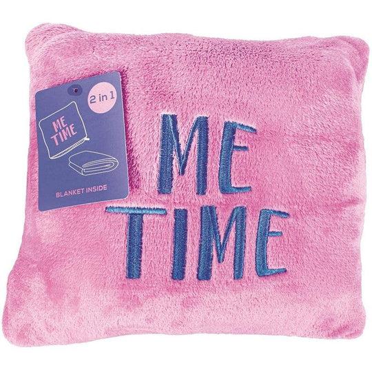Fizz Creations New Me Time Pillow Blanket Pink