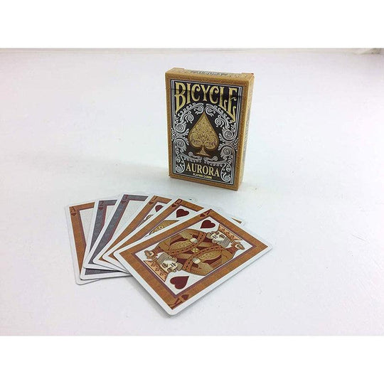 Fournier Unisex's Aurora Premium Playing Cards, Golden, Poker Standard Size