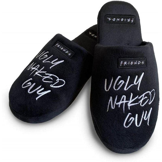 Friends Ugly Naked Guy Men's Mule Slippers UK 8-10