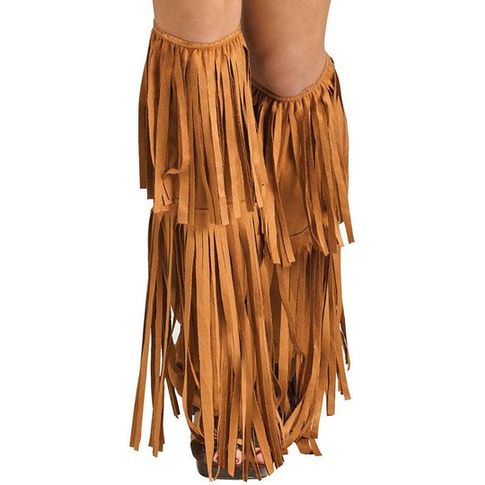 Fun World Women's Hippie Fringe Boot Covers Adult