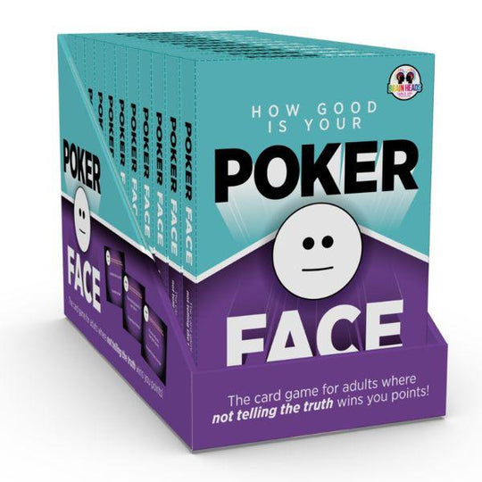 Funtime Gifts Poker Face Card Game
