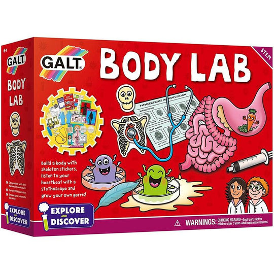 Galt Toys, Body Lab, Biology Science Kit for Children, Ages 6 Years Plus
