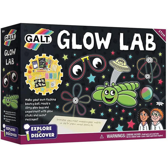 Galt Toys, Glow Lab, Science Kit for Kids, Ages 6 Years Plus