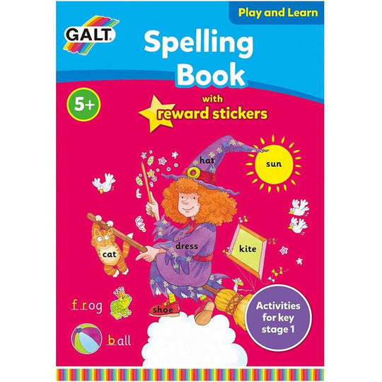 Galt Toys Home Learning Books Spelling with Reward Stickers