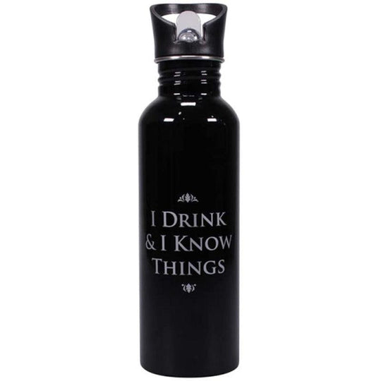 Game of Thrones GOT 'I Drink & I Know Things' Stainless Steel Water Bottle 750ml