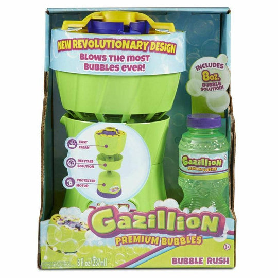 Gazillion Bubbles Bubble Rush Bubble Machine Toy
