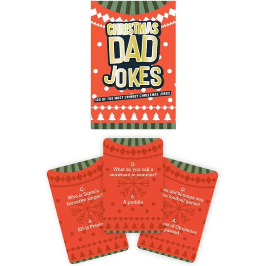 Gift Republic 100 Cringey Christmas Dad Jokes