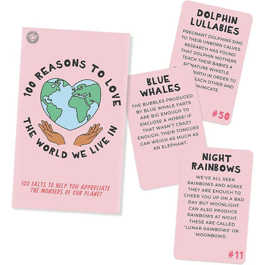 Gift Republic 100 Reasons to Love The World We Live In Inspirational Cards