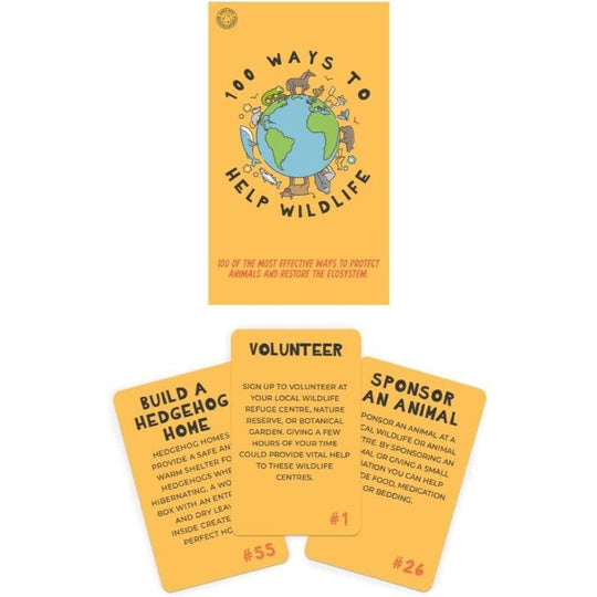 Gift Republic 100 Ways To Help Wildlife Cards