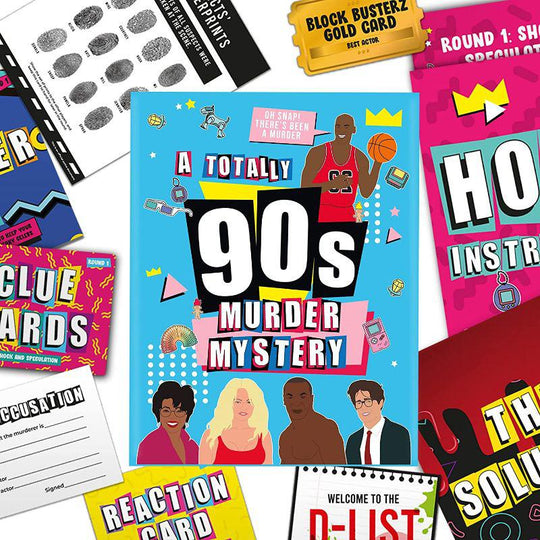 Gift Republic A Totally 90s Murder Mystery Family Game