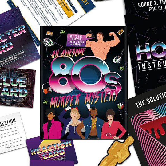 Gift Republic An Awesome 80s Murder Mystery Game