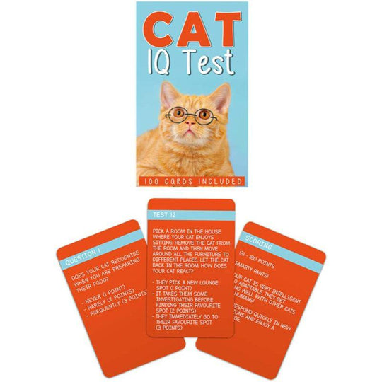 Gift Republic Cat IQ Test Trivia Game
