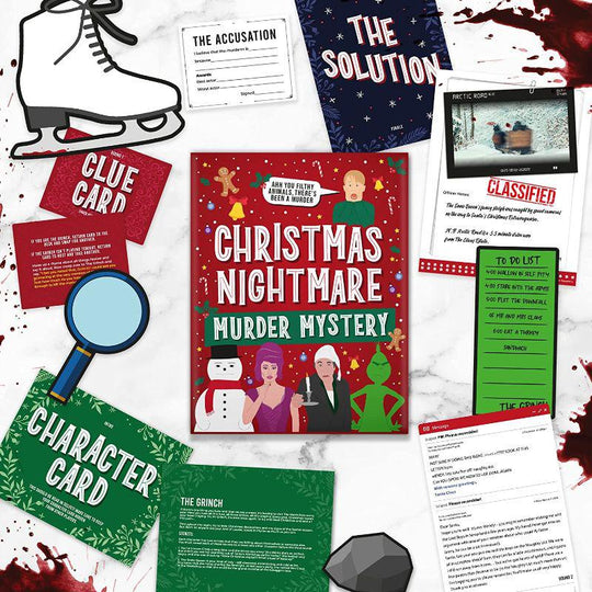 Gift Republic Christmas Nightmare Murder Mystery Game