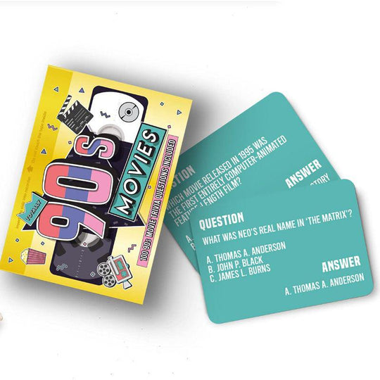 Gift Republic Totally 90s Movie Trivia Game