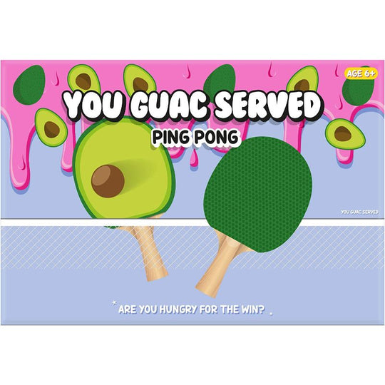 Gift Republic You Guac Served Tabletop Ping Pong Game