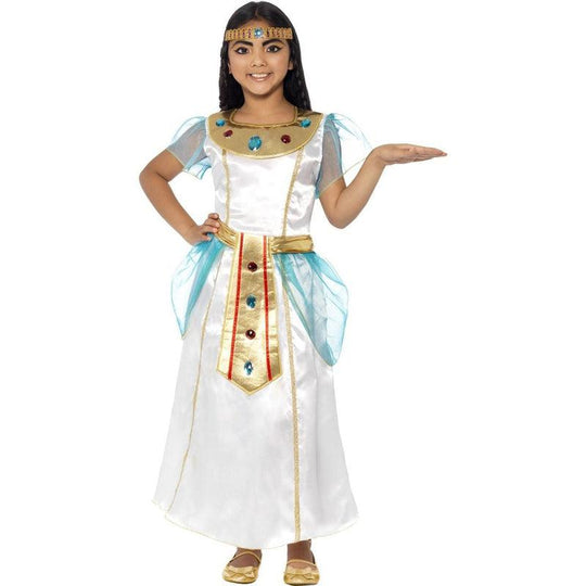 Girls Deluxe Queen Cleopatra Fancy Dress Costume Eyptian Goddess Book Week