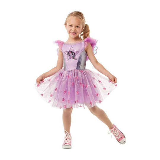Girls Deluxe Twilight Sparkle My Little Pony Fancy Dress Child Outfit
