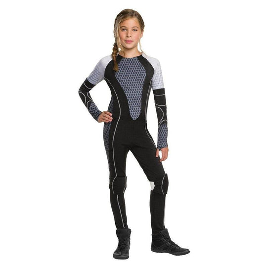 Girls Katniss Everdeen Hunger Games Fancy Dress Costume Catching Fire Book Week