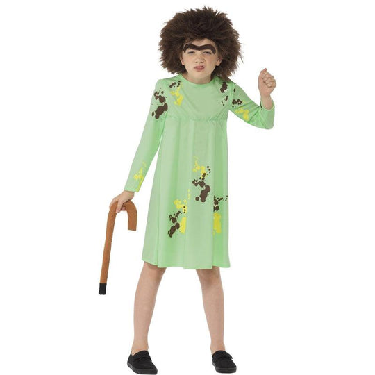 Girls Mrs Twit Costume Roald Dahl Book Week Fancy Dress Child Outfit