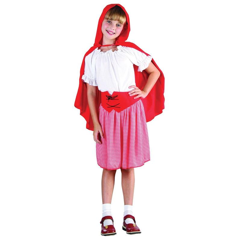 Girls Red Riding Hood Fairy Tale Book Week Fancy Dress Costume Child O ...