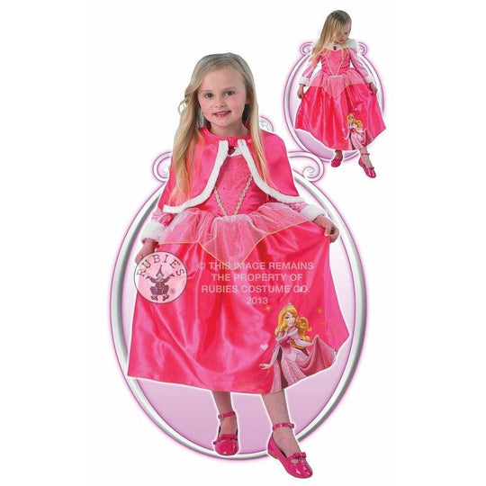 Girls Sleeping Beauty Winter Wonderland Costume Disney Princess Fancy Dress