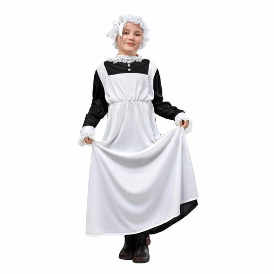 Girls Victorian Maid Poor Fancy Dress Costume World Book Day Week Outfit