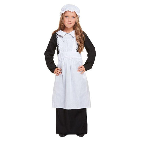 Girls Victorian Poor Girl Costume Maid Orphan Book Week Fancy Dress Outfit