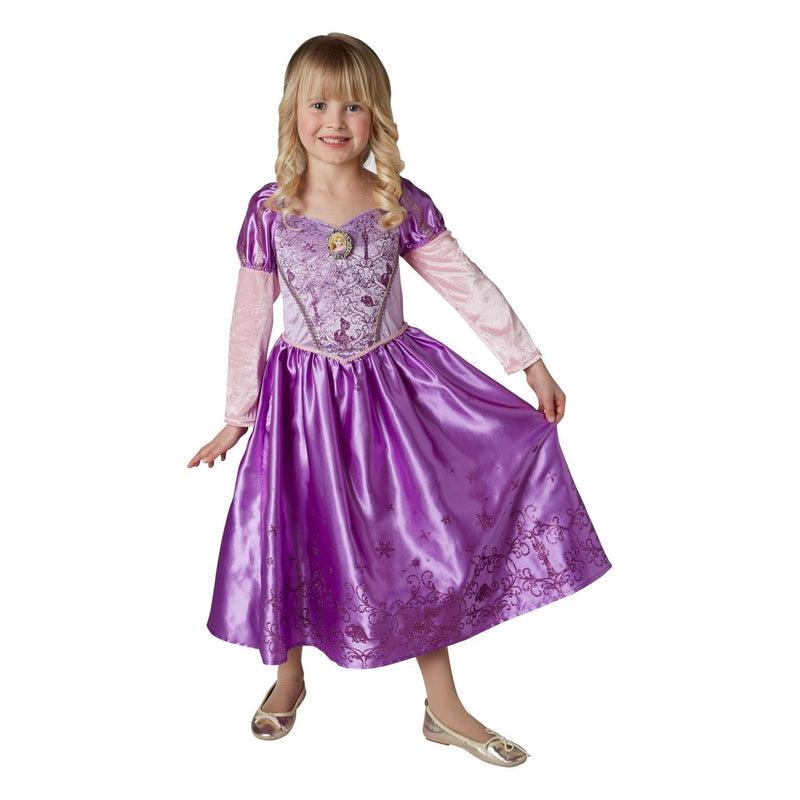 Girls Winter Rapunzel Costume Disney Princess Fancy Dress Outfit - The ...