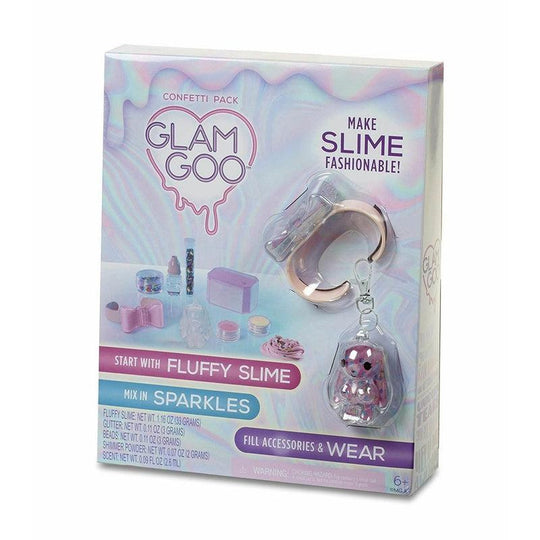 Glam Goo Confetti Slime & Accessory Theme Pack