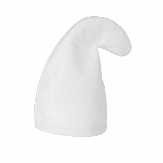 Gnome Dwarf White Hat Adult Size One Smurf Size Fancy Dress Accessory