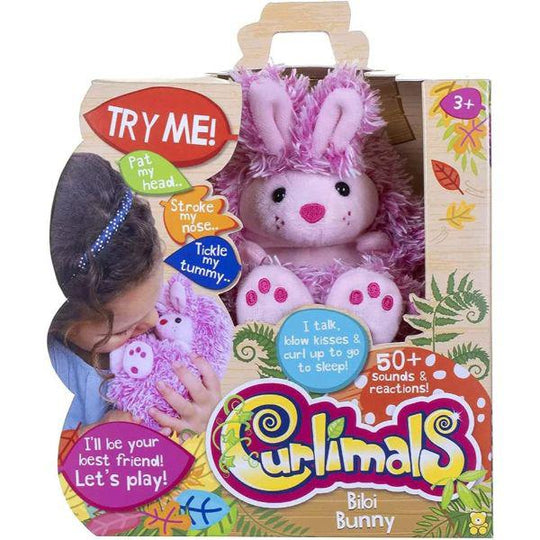 Golden Bear Curlimals Bibi The Bunny Interactive Rabbit Soft Toy