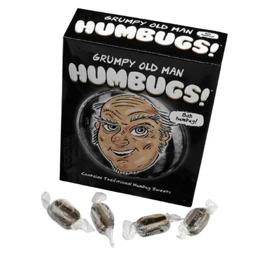 Grumpy Old Man Bah Humbugs Christmas Scrooge Novelty Sweets Gift