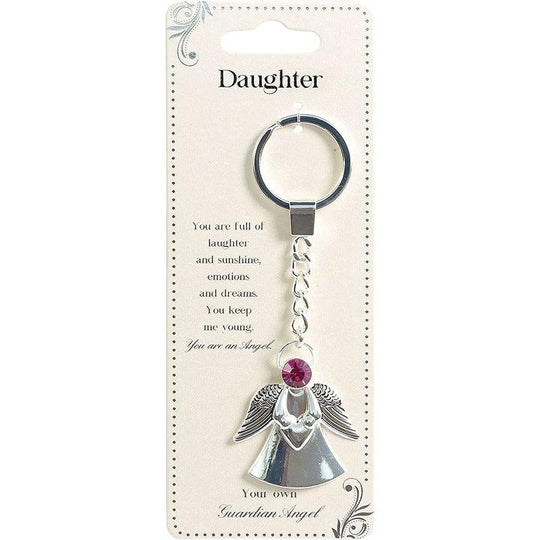 Guardian Angel Keychain for Daughter
