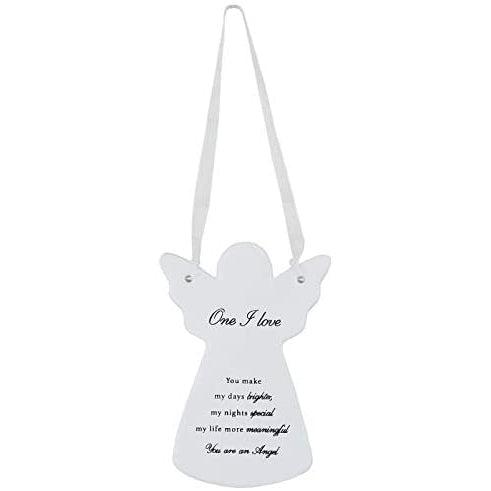 Guardian Angel One I Love, Wall Hanging Ribbon, Meaningful Plaque